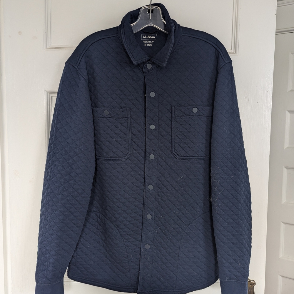 L.L. Bean Navy Quilted Jacket